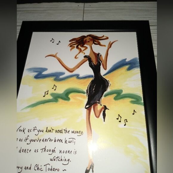 Wild Women Dance Like No One Is Watching Framed Print By Judy Kaufman 11½x9½ - Picture 4 of 8